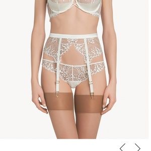 La Perla Silk and Lace garter with FREE LA PERLA GIFT